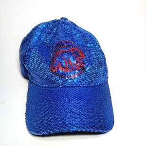 Pink Chicago Cubs Sequin Blue MLB Cap Hat New Era StrapBack Victorias Secret